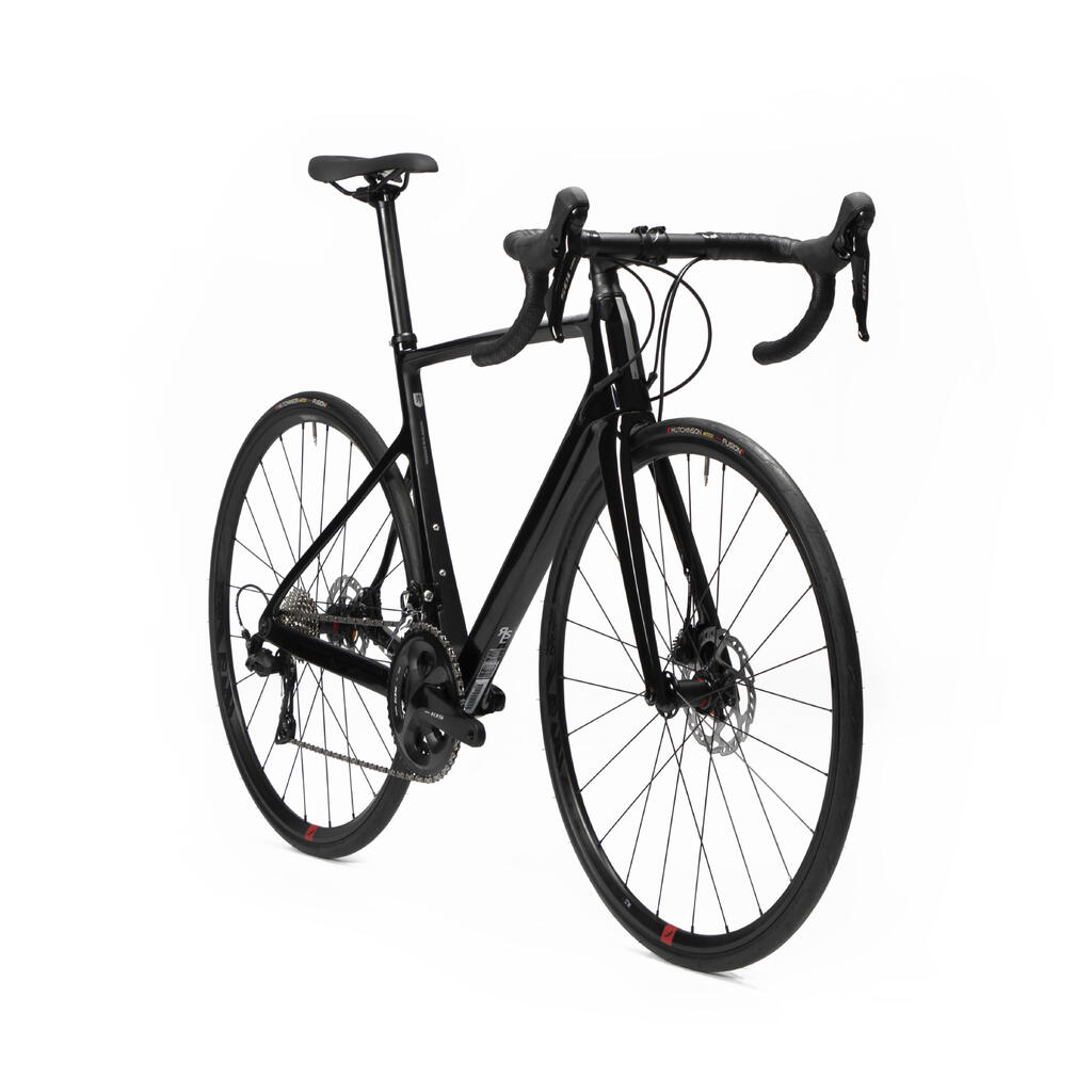 Cestný bicykel EDR CF Disque 105 čierny