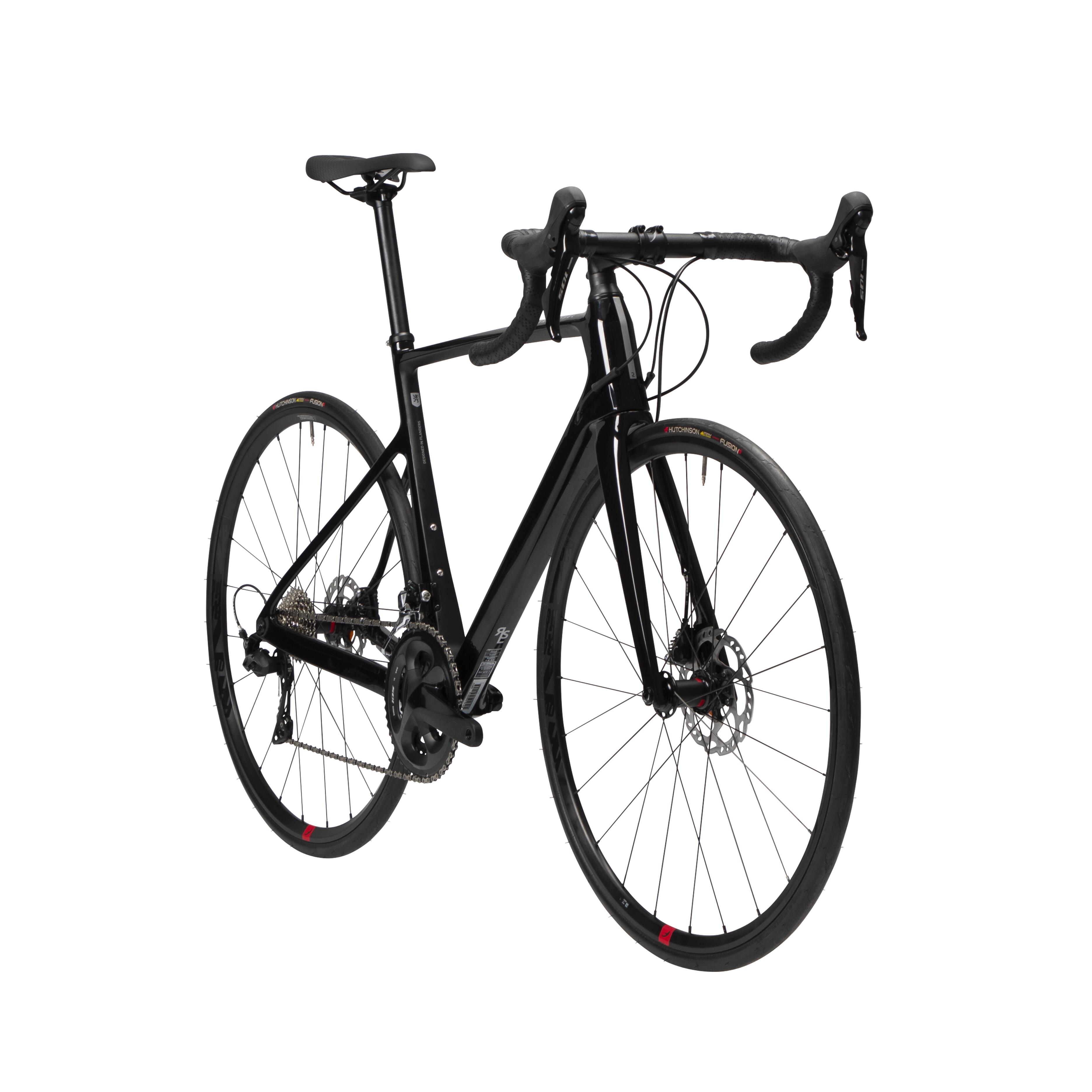 Road Bike EDR CF Disc Brake Shimano 105 R7000 11 speed Black