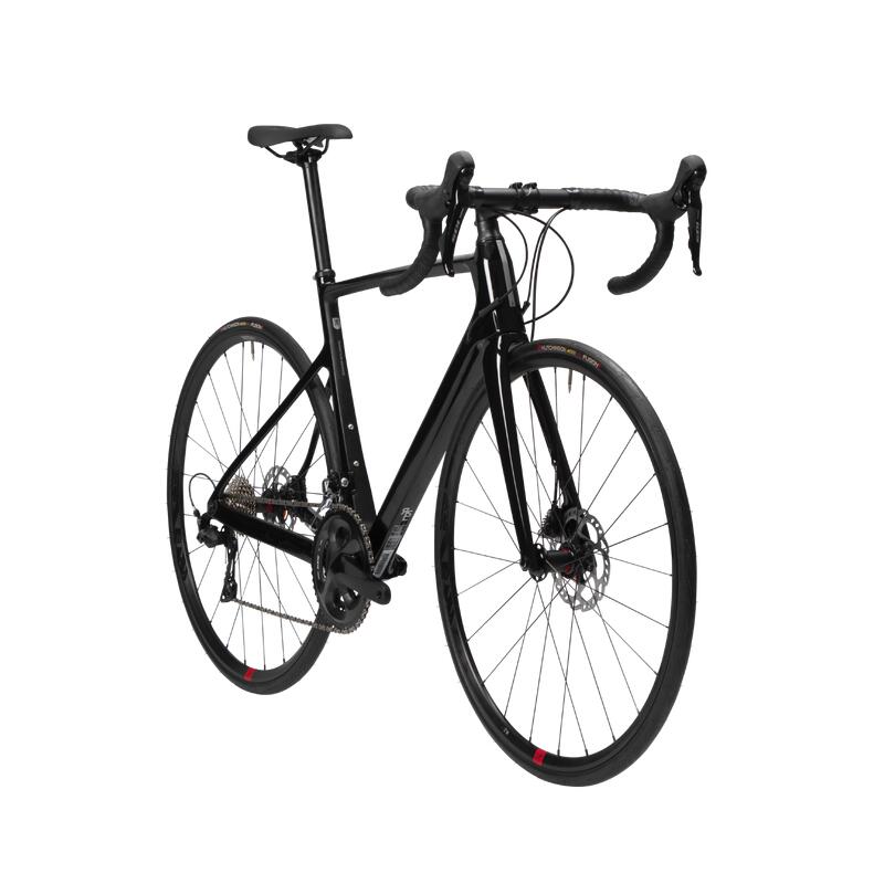 Bicicleta de carretera carbono con freno de disco Shimano 105 EDR CF negro
