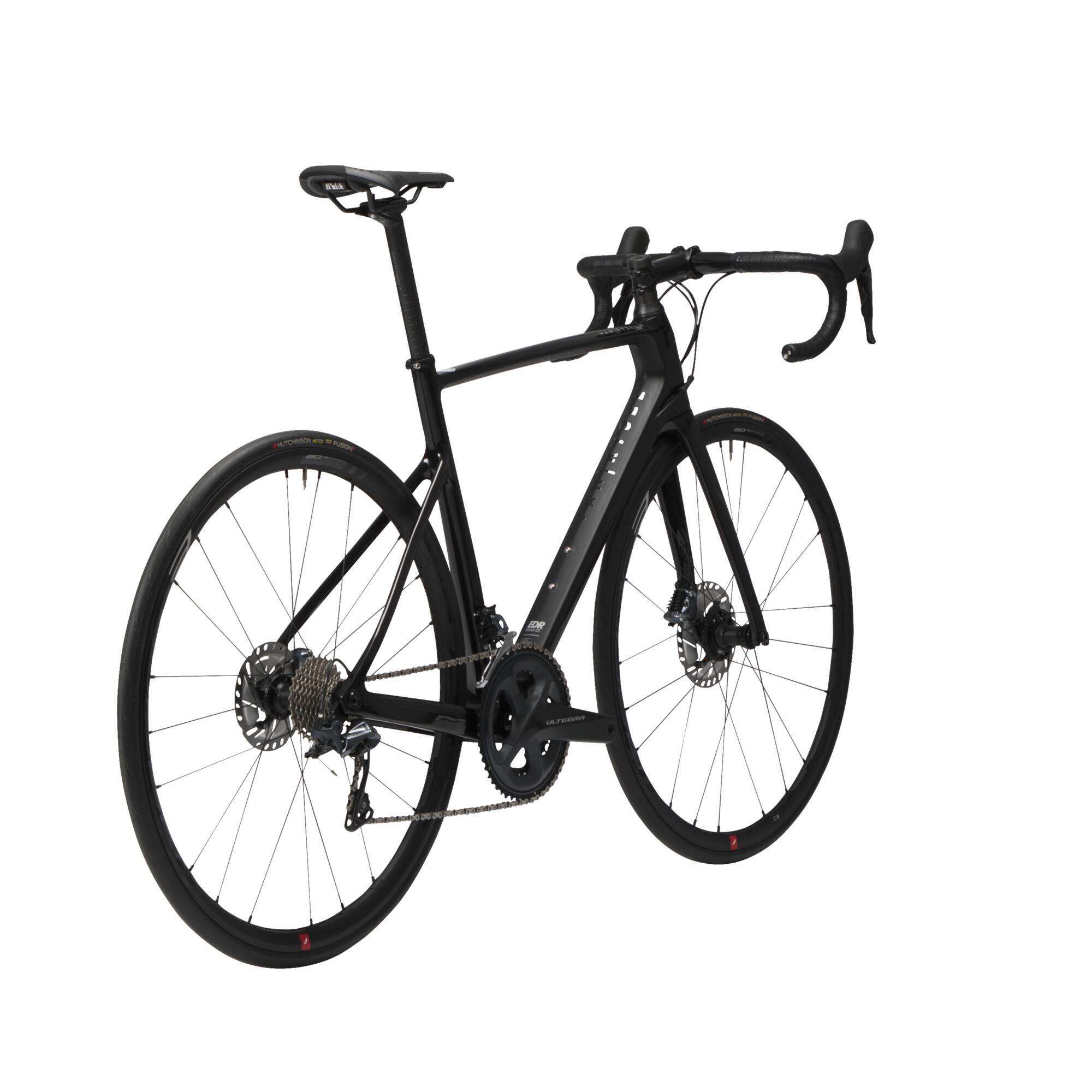 Bici da corsa VAN RYSEL EDR CF ULTEGRA nera VAN RYSEL DECATHLON