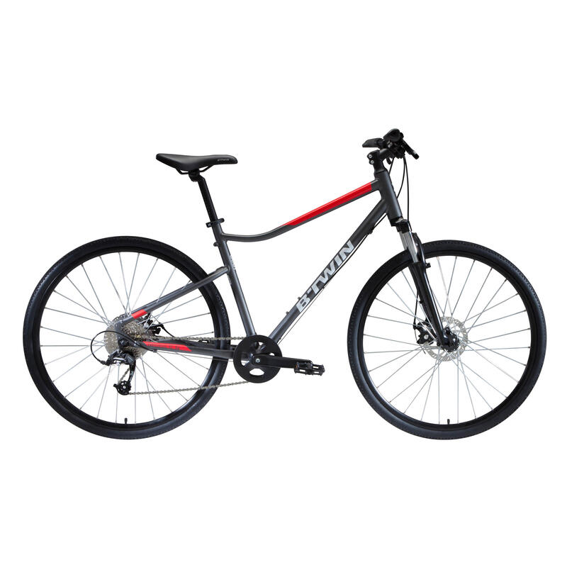 Hibrit Bisiklet - Gri / Kırmızı - RIVERSIDE 500