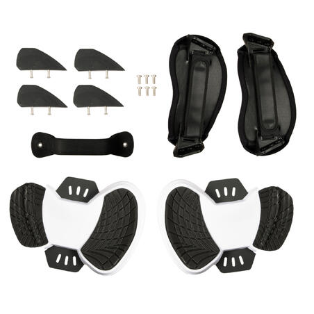 Дошка 500 Twin Tip для кайтсерфінгу карбонова 136 × 40,5 см з падсами