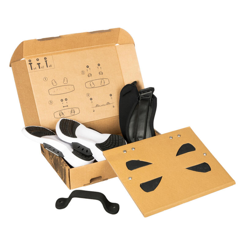 Tabla Kitesurf Twintip 500 Carbono 136 x 40,5 cm (Pads y Straps Incluidos)