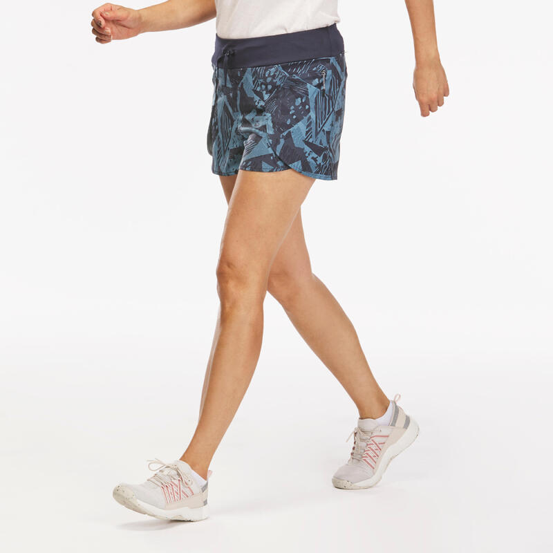 Wandershorts Damen slim - NH500 blau