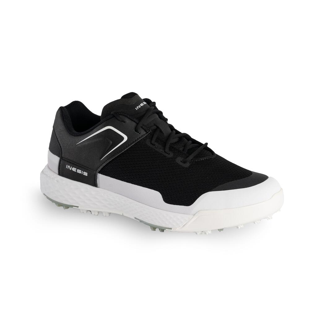 Men's golf shoes Grip Dry - black & white