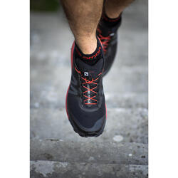 CHAUSSURE DE TRAIL RUNNING SALOMON SENSE RIDE 4 NOIR ROUGE SALOMON |  Decathlon