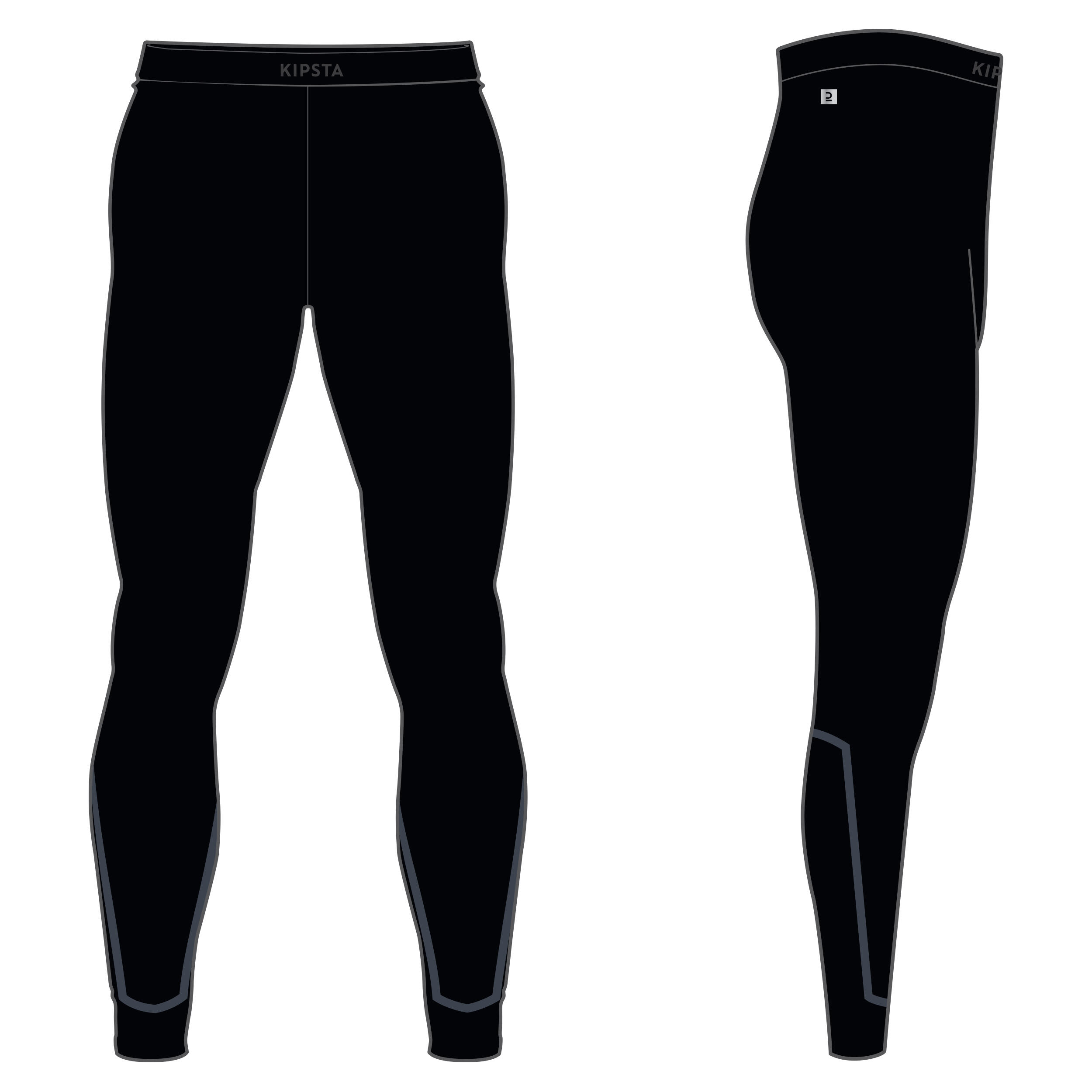 Collant thermique - Keepcomfort 100 noir - Noir - Kipsta - Décathlon