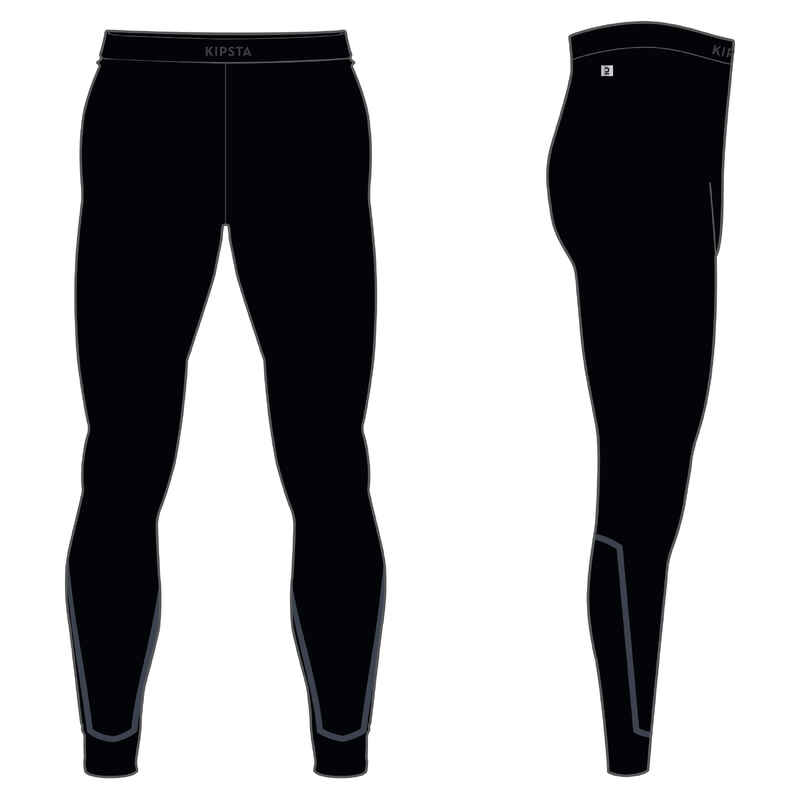 Adult Thermal Tights Keepconfort 100 - Black