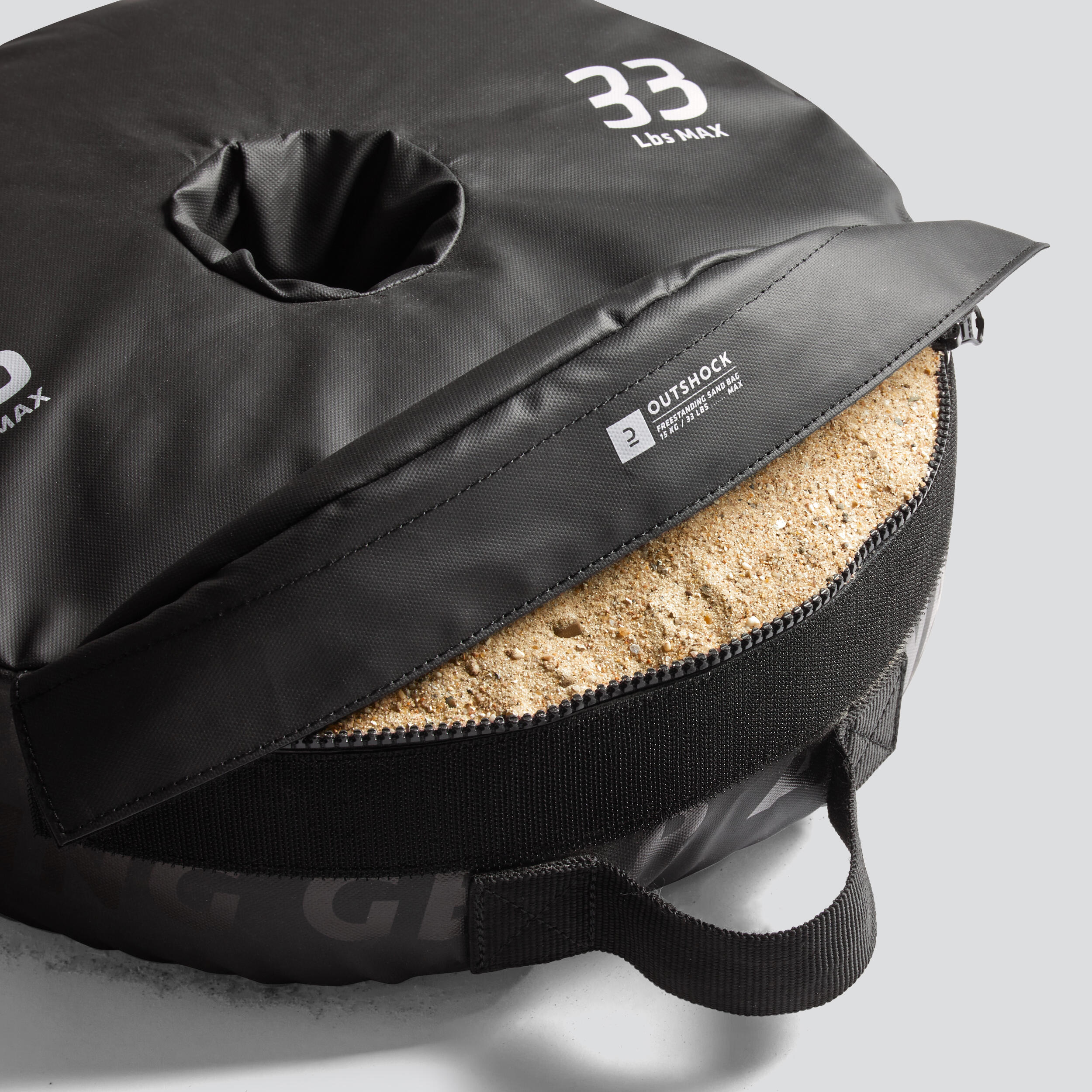 Lastre rellenable Outshock 15 kg para soporte saco de boxeo 5/9