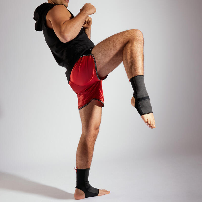 Adult Muay Thai Ankle Support - Black/Red