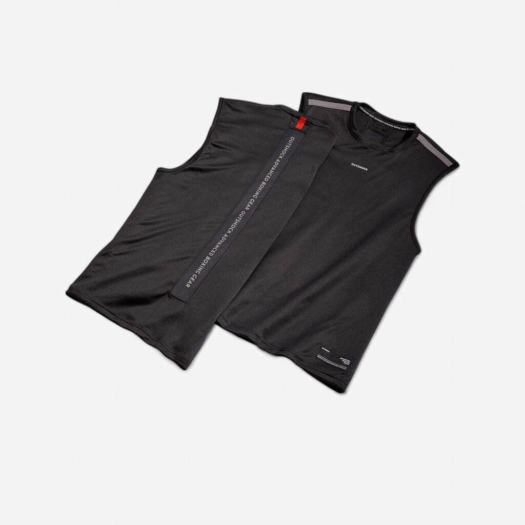 POLERA DEPORTIVA HOMBRE SIN MANGAS NEGRA