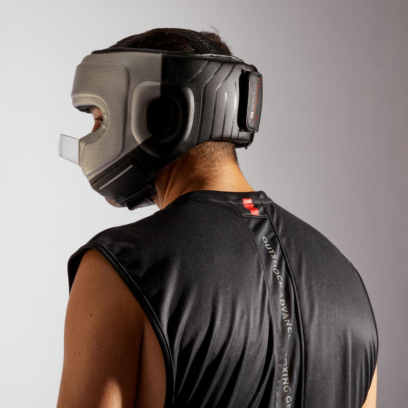 CASQUE DE BOXE ADULTE AVEC PROTECTION FACIALE intégrée - Decathlon