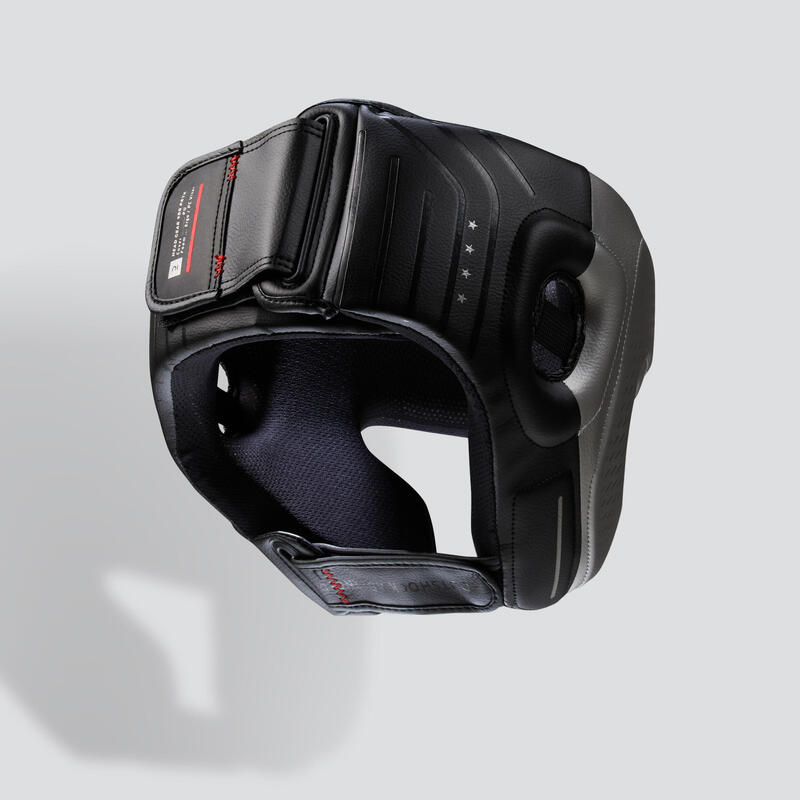 CAPACETE DE BOXE ABERTO COM BARRA DE PROTEÇÃO NASAL 900