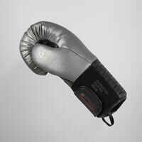 Boxing Sparring Gloves 900 - Black/Silver