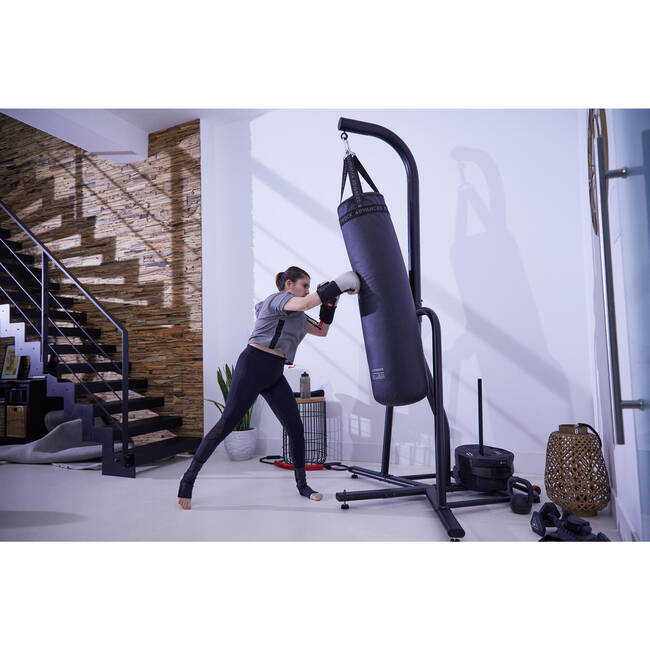 Boxovací pytel na kickbox 500 Strike černý OUTSHOCK - Decathlon