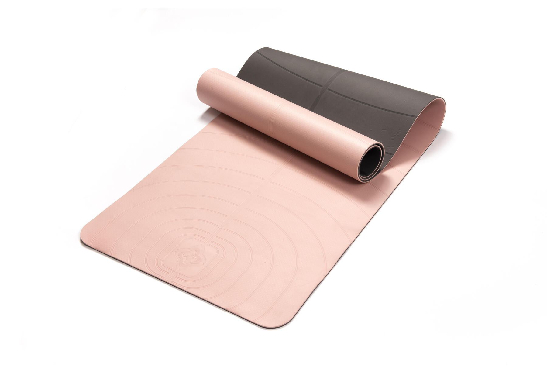 man holding a pose on his soft mat