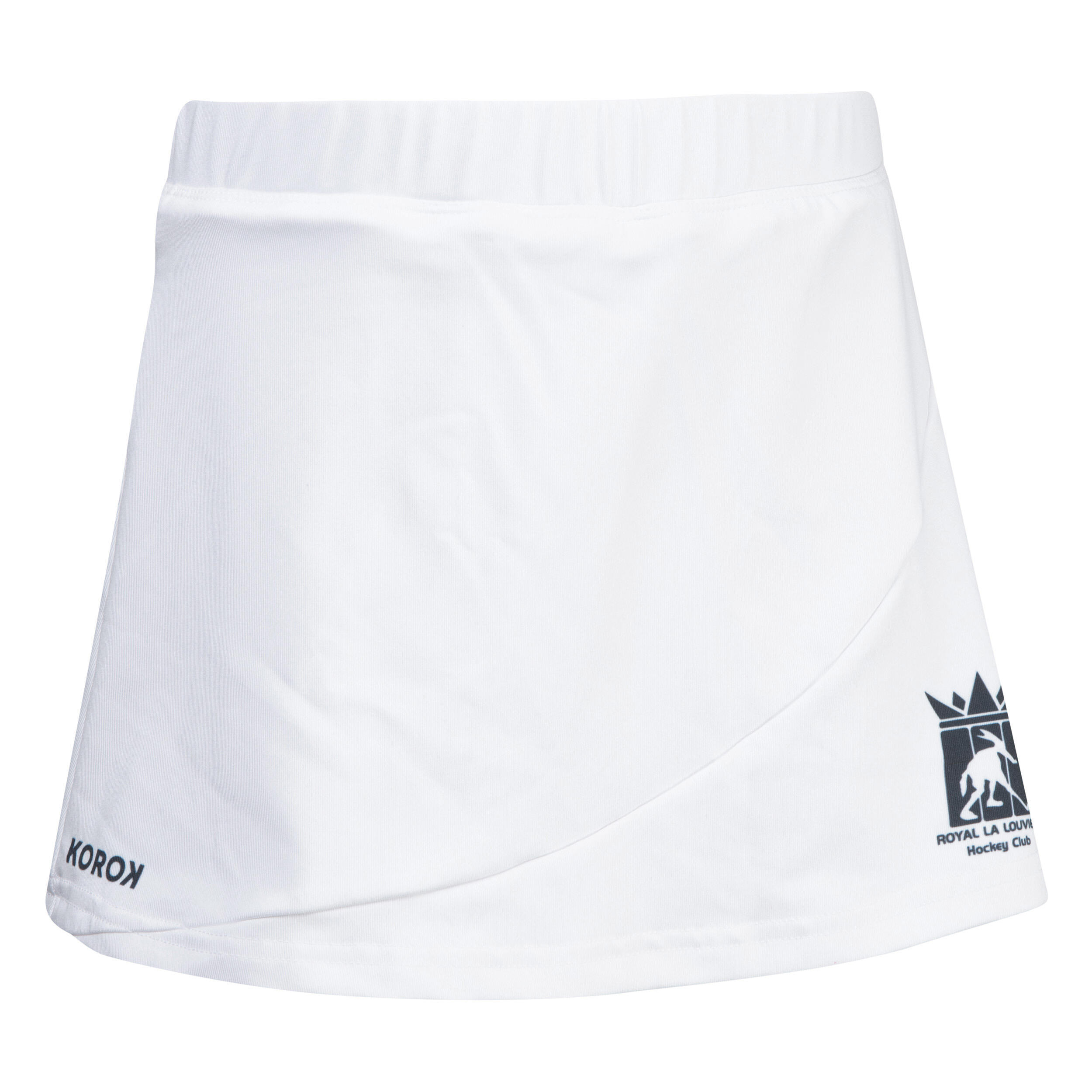 KOROK Girls' Field Hockey Skirt FH500 - La Louvière White
