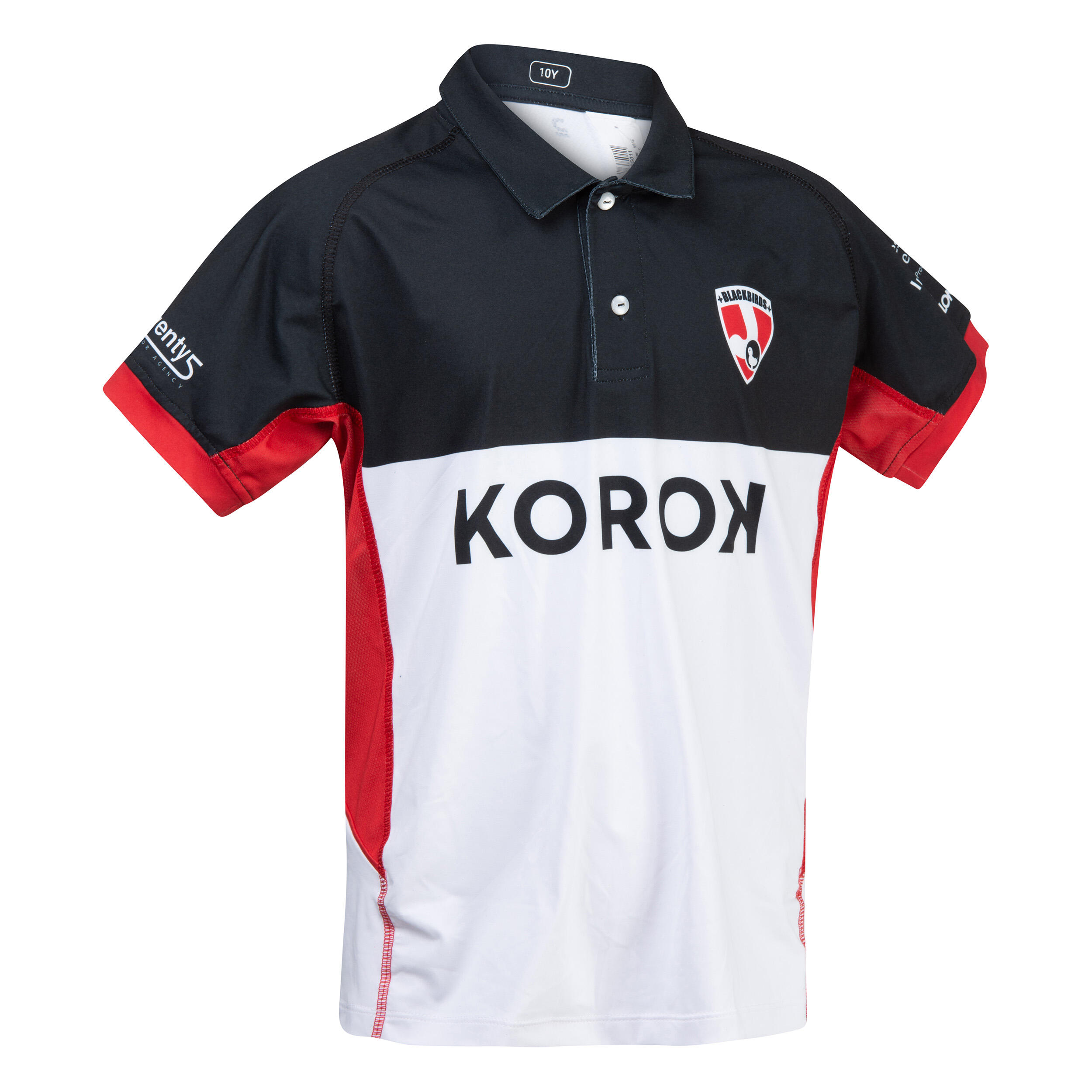 KOROK Boys' High-Intensity Field Hockey Jersey FH900 - Blackbirds