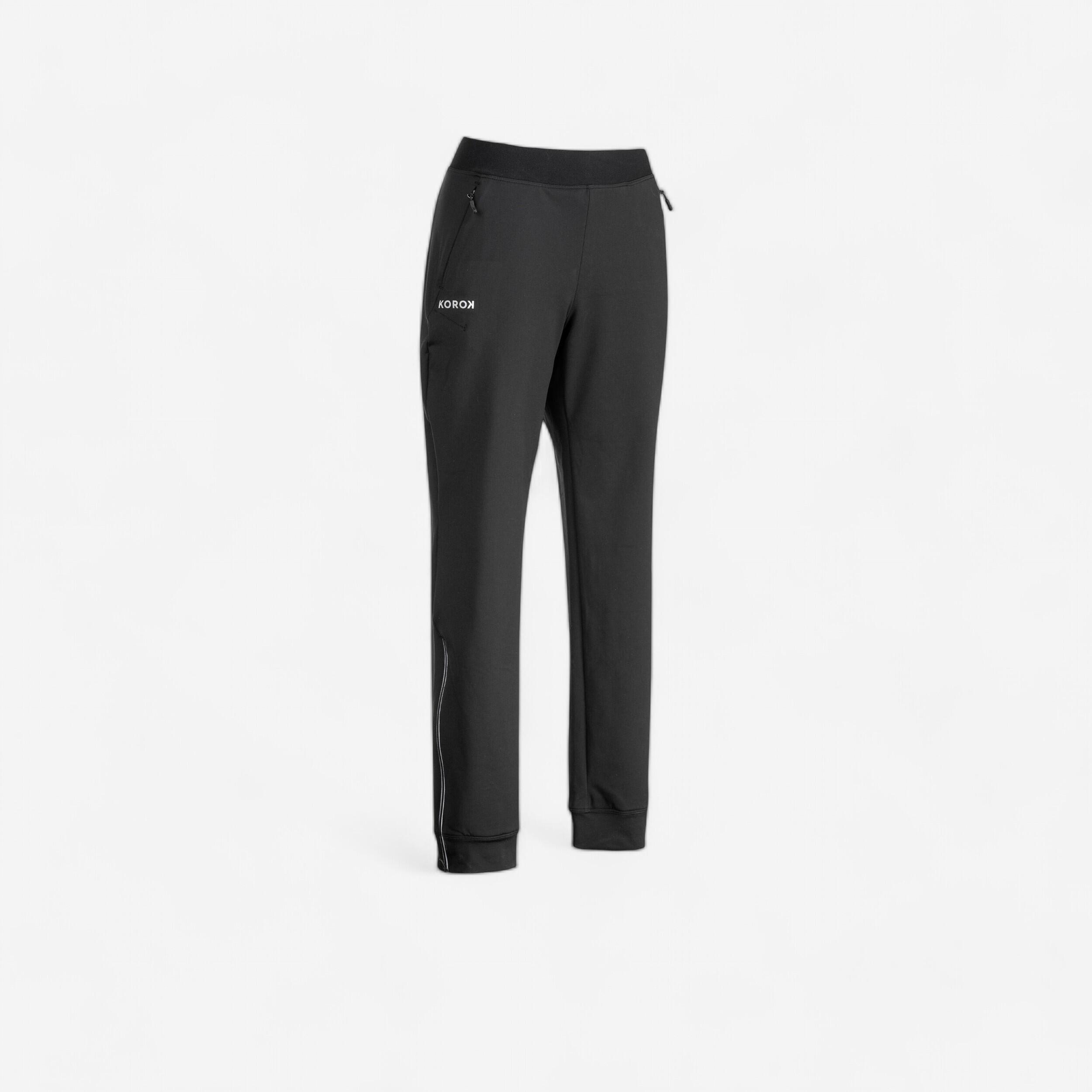 Korok - Pantalon De Training De Hockey Sur Gazon Femme Fh900 Noir - Survêtement - Hockey Sur Gazon - Noir - 44l - Decathlon