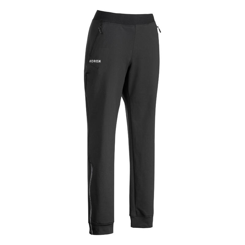 Pantalon de antrenament hochei pe iarbă FH900 Negru Damă