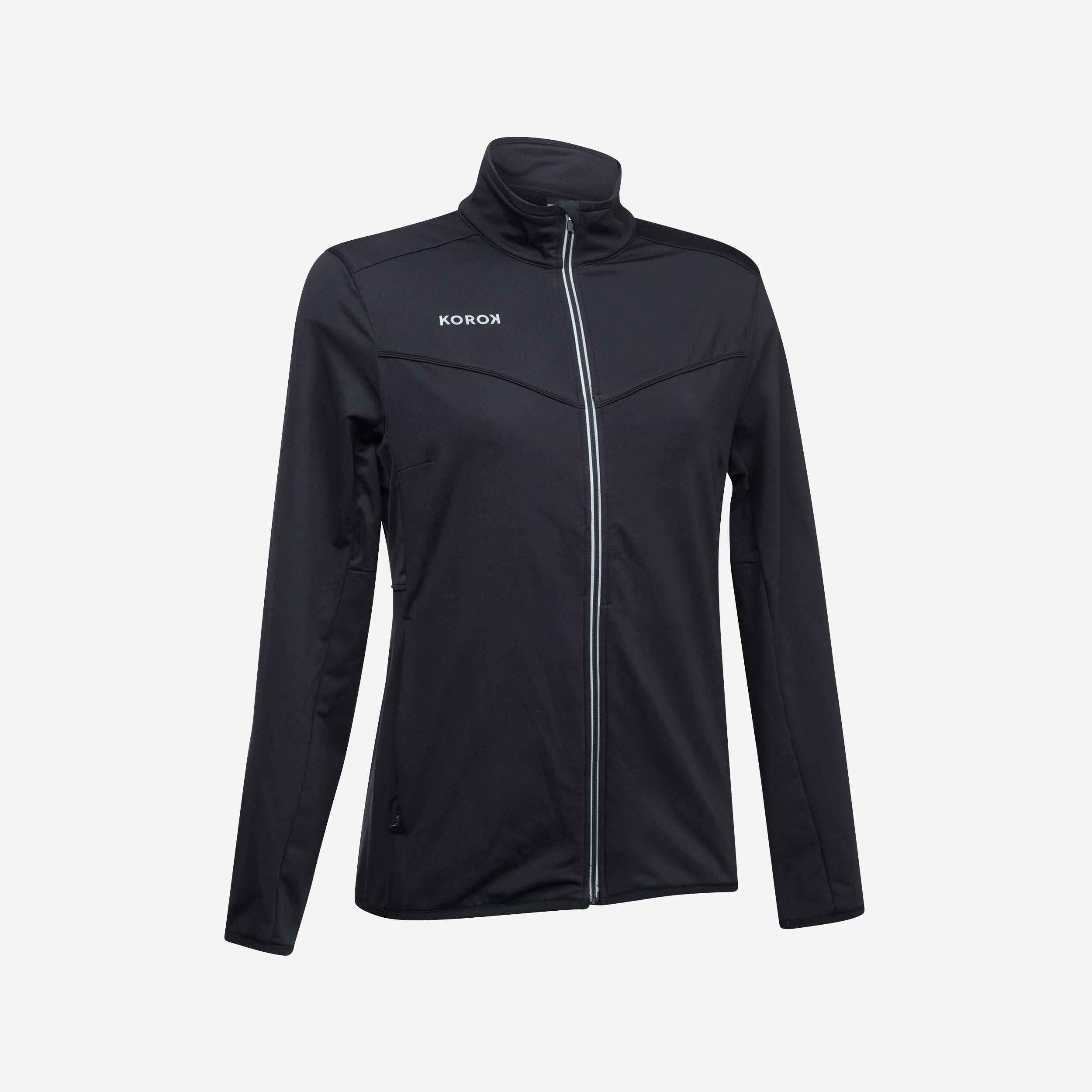 Women's Field Hockey Training Jacket FH900 - Black 1/3