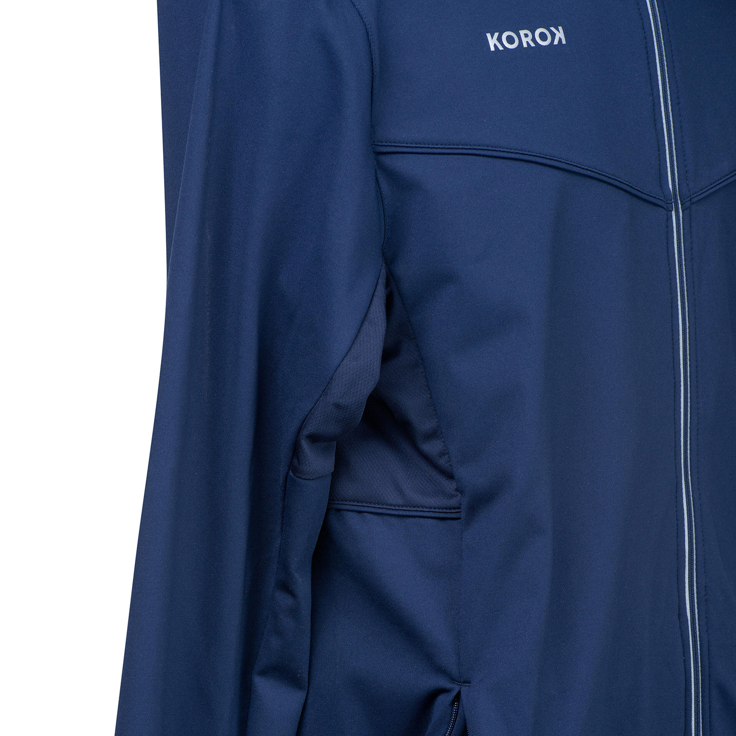 KOROK Pánska tréningová bunda na pozemný hokej FH900 námornícka modrá S · záber 5