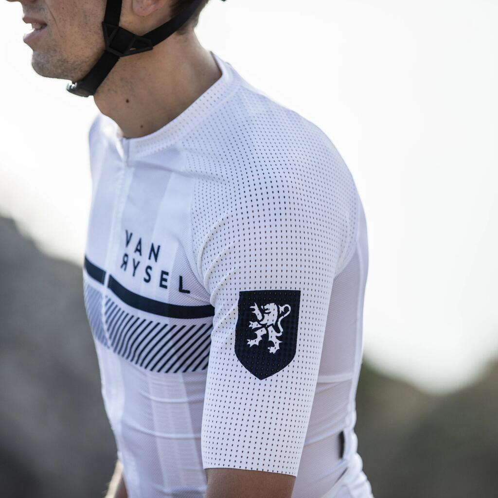 Siva muška biciklistička majica kratkih rukava RACER ULTRALIGHT