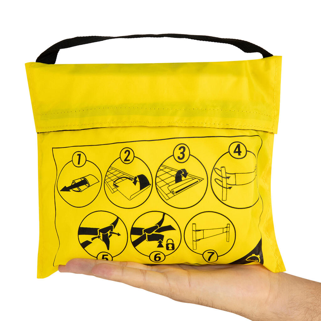 Malla de voleibol playa Copaya BV100 amarillo