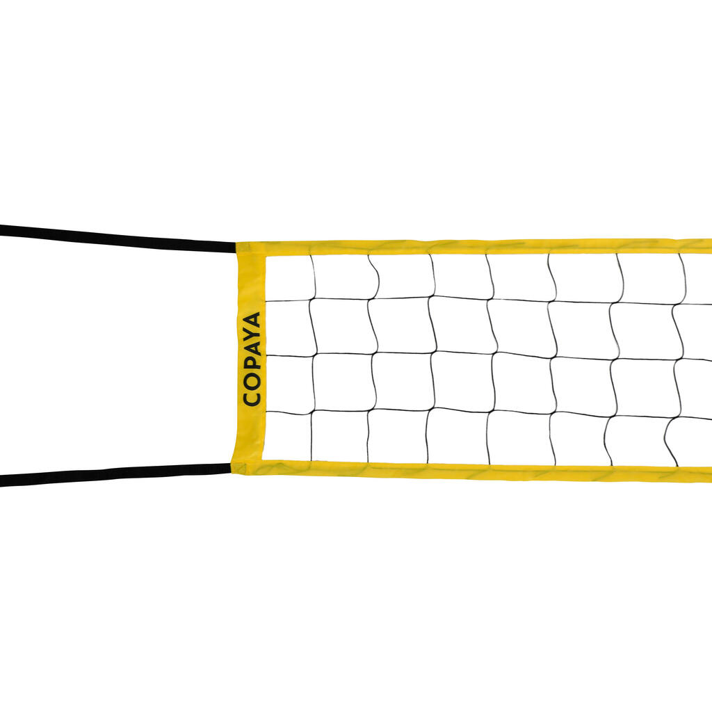 Paplūdimio tinklinio tinklas „BV100“, geltonas