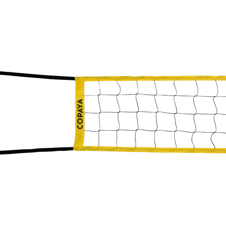 BV100 Beach Volleyball Net - Yellow