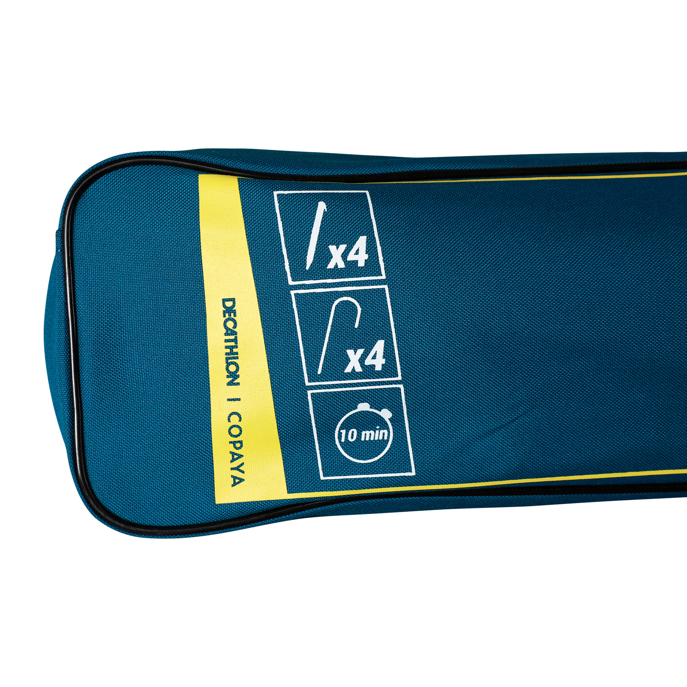 Beachvolleyballnetz Set 6 m × 12 m verstellbar in 3 Höhen - BV500 blau 4/9