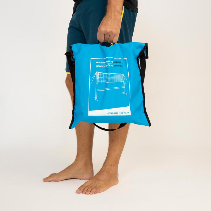 Inflatable Beach Volleyball Set and Structure) 500 Blue COPAYA