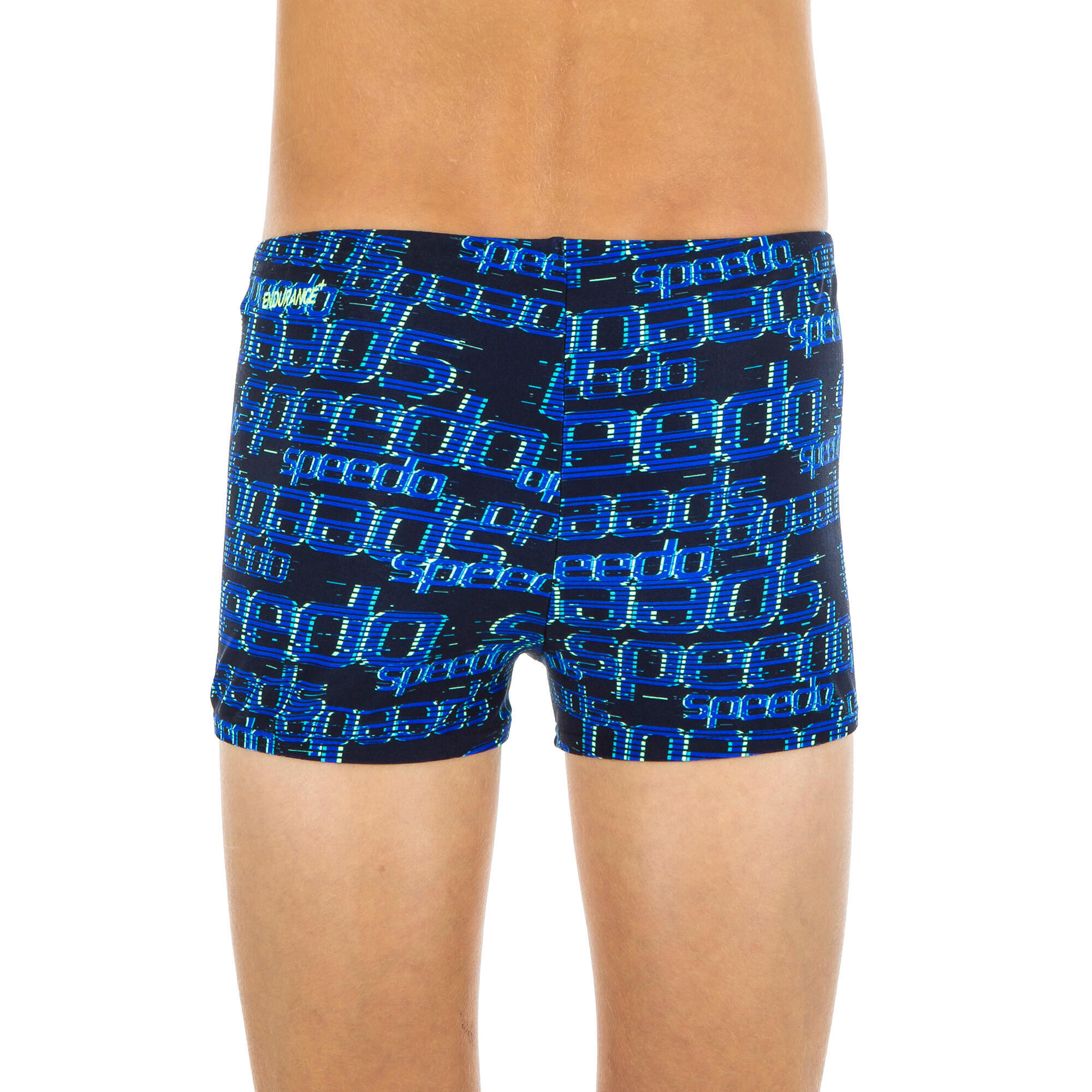 BOY'S SWIMMING BOXER SHORTS SPEEDO BLUE PRINT