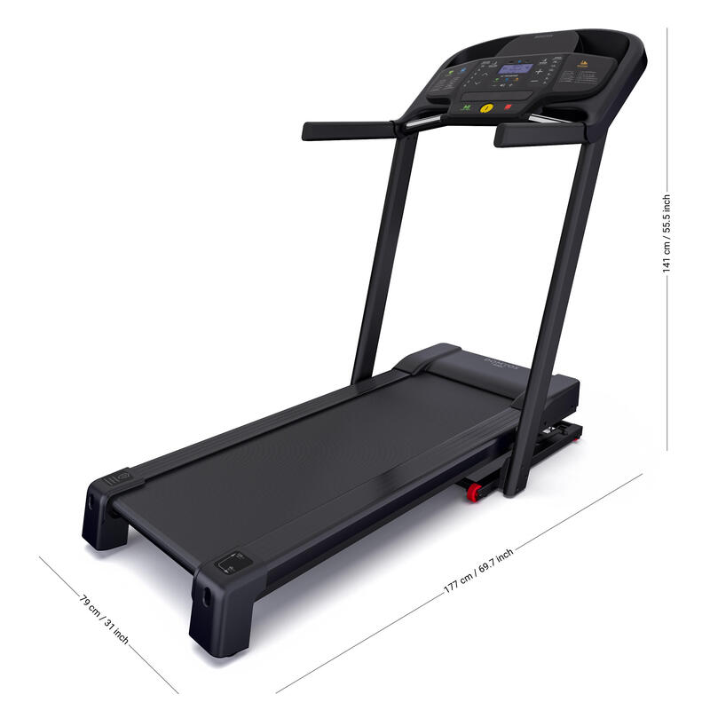 Laufband App-Steuerung 16 km/h 45 × 125 cm - T540C