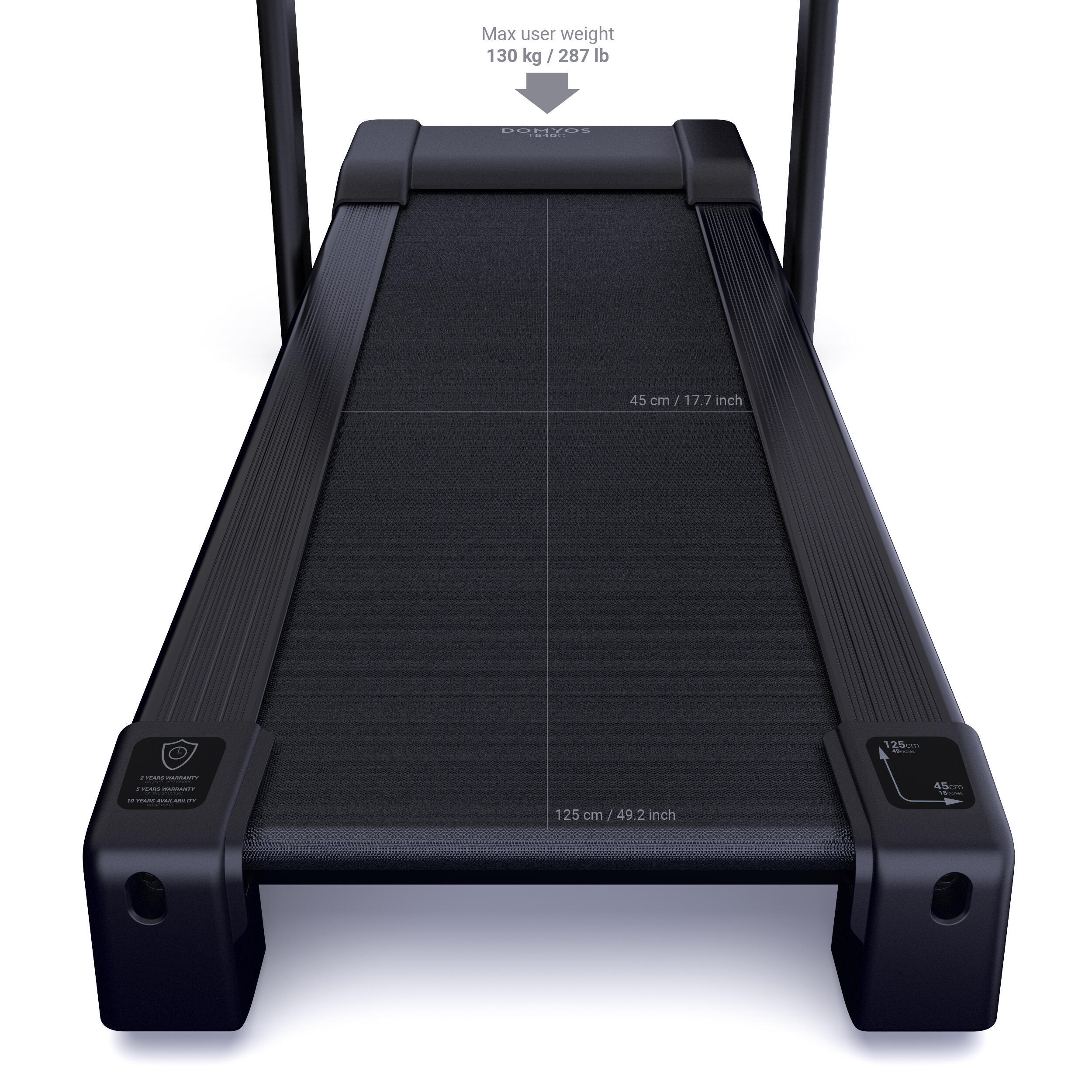 Smart Treadmill T540C - 16 km/h, 45⨯125 cm 6/6