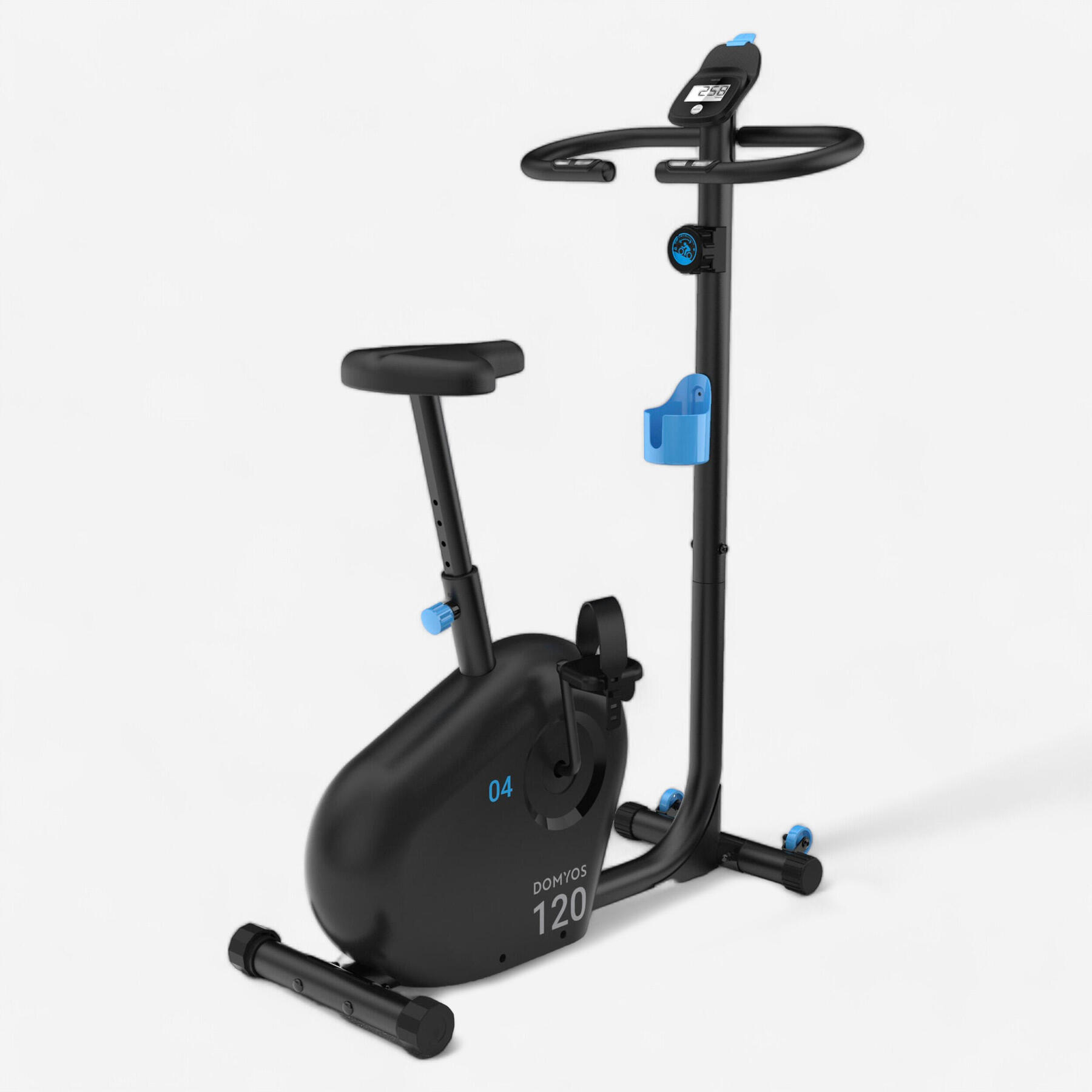 Bicicleta estática semitumbado
