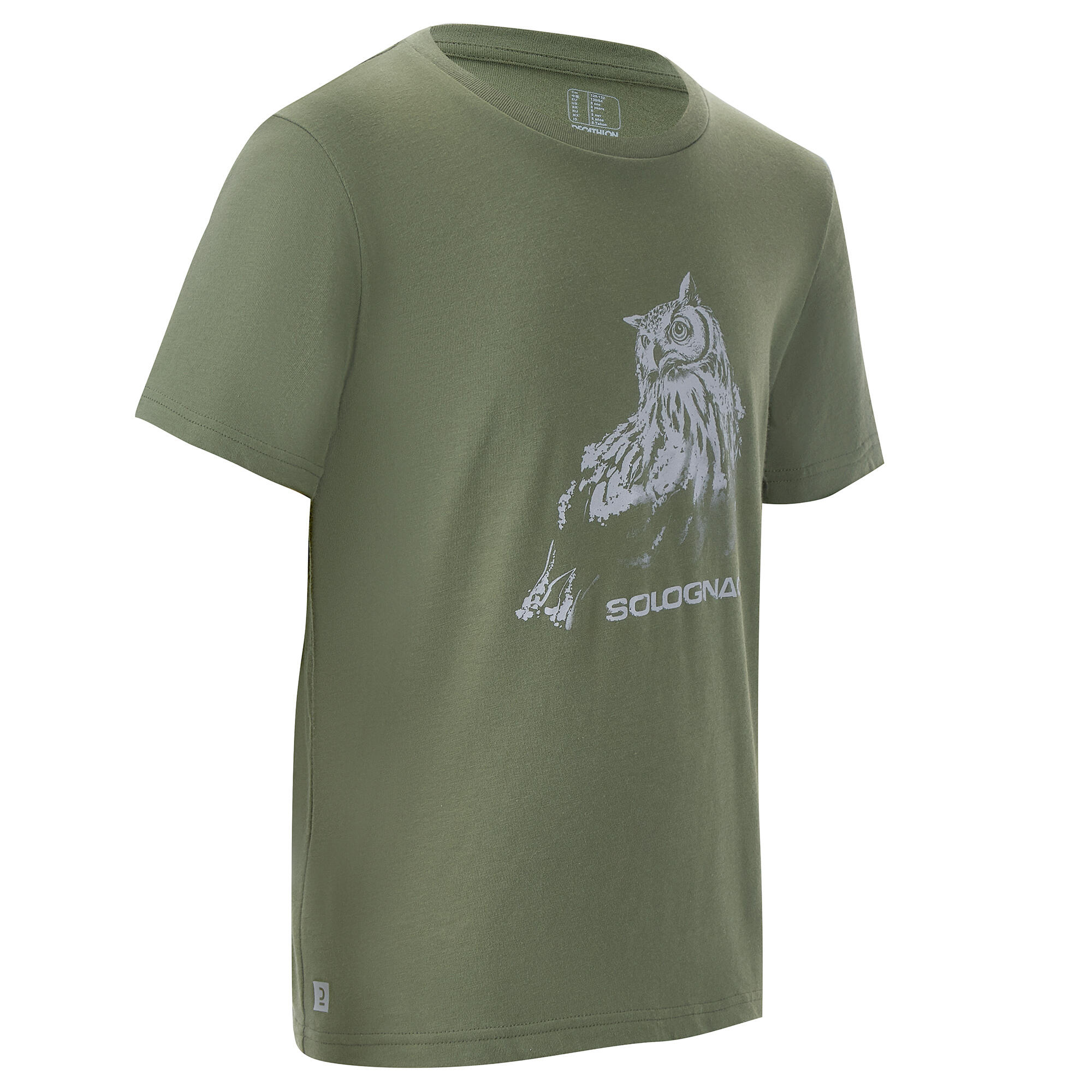 solognac Kids T-Shirt SG100 - Eagle OWl Green-picture-30