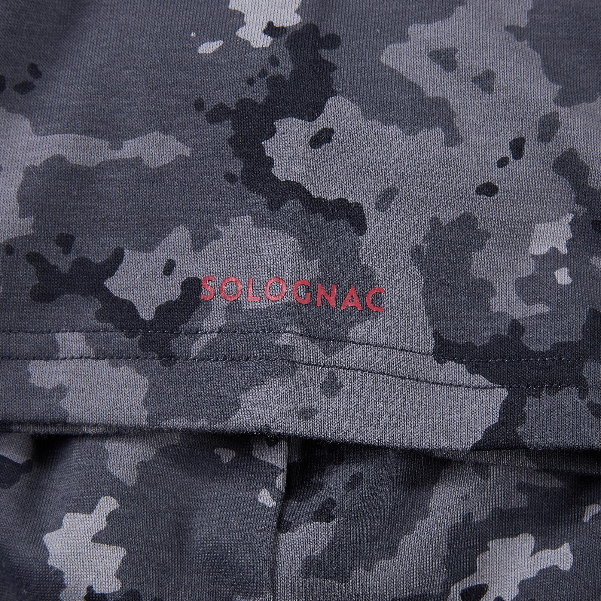 Women's T-Shirt SG-100 Camo Black - UK10 / EU M By SOLOGNAC | Decathlon