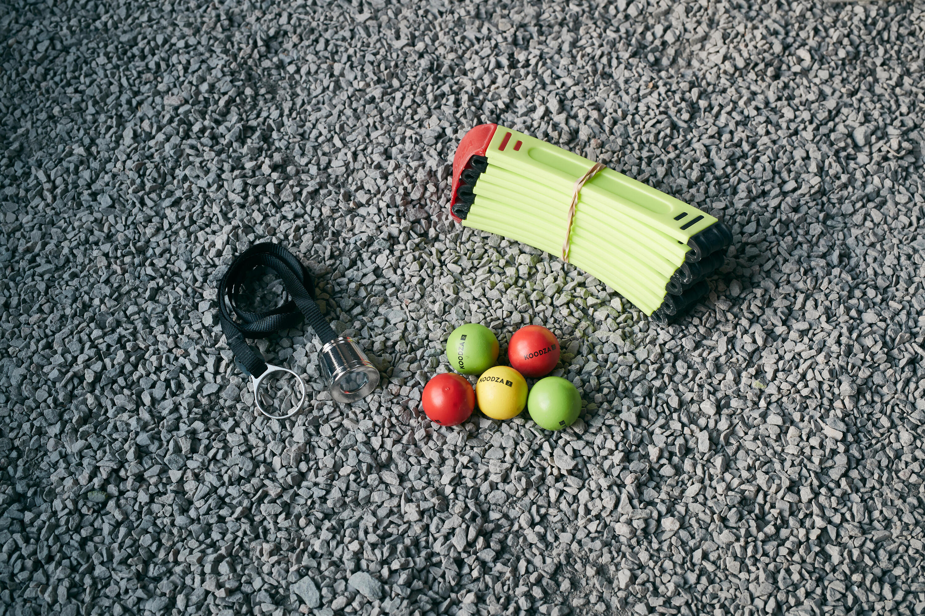 5 cochonnets de pétanque de compétition en buis - 4 couleurs 11/11