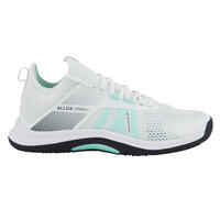 Women's Regular Volleyball Shoes Fit 500 - White/Mint Green