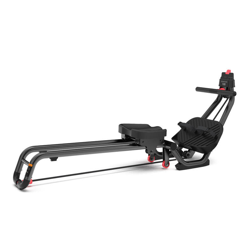 Máquina de remo, Plegable, Volante de inercia 6 kg, 8 niveles de  resistencia, Máx. 120 kg, Negro, RowFit