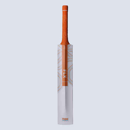 T 500 LITE KIDS TENNIS BALL CRICKET BAT ORANGE
