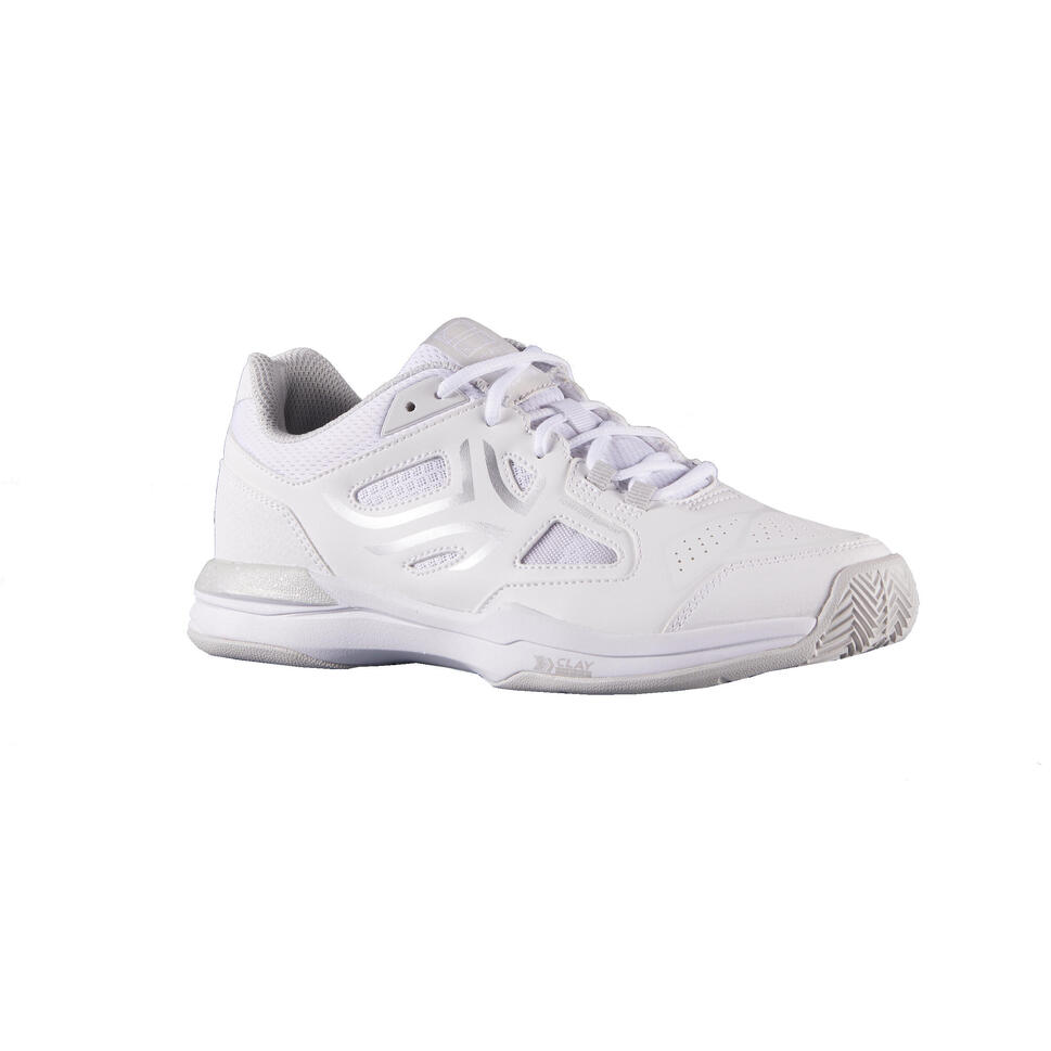 Women #39 s Clay Court Tennis Shoes TS500 White ARTENGO Decathlon