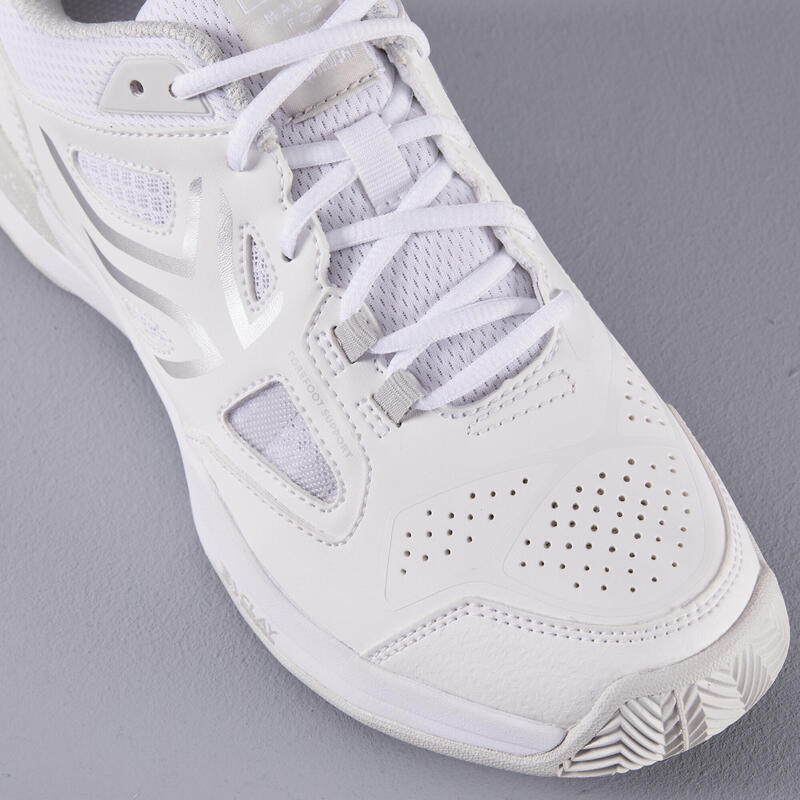 Women's Clay Court Tennis Shoes TS500 - White