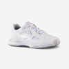 CHAUSSURES DE TENNIS  FEMME TERRE BATTUE TS500 BLANCHE