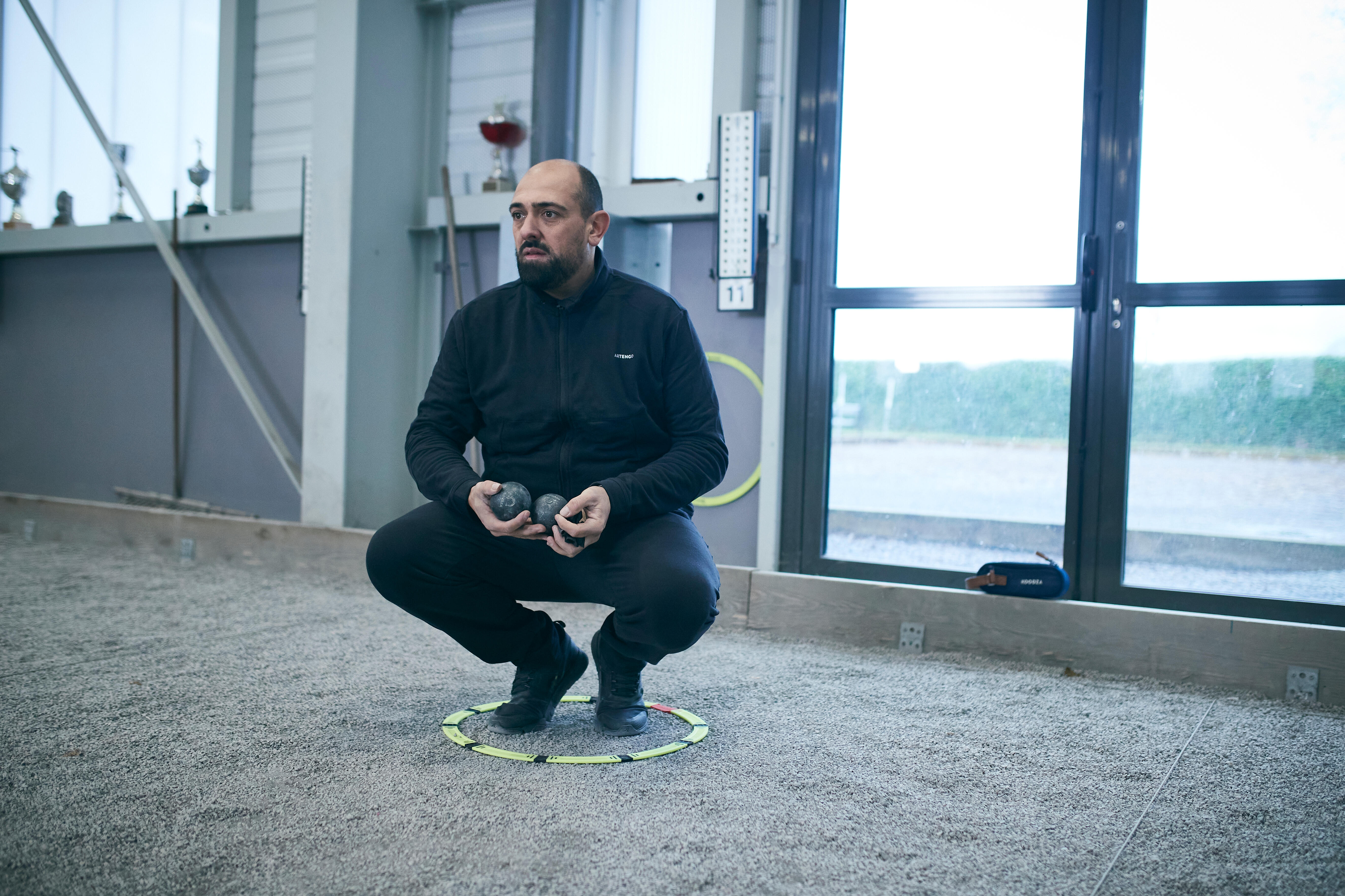 Cercle de pétanque pliant homologué pour la compétition - KOODZA