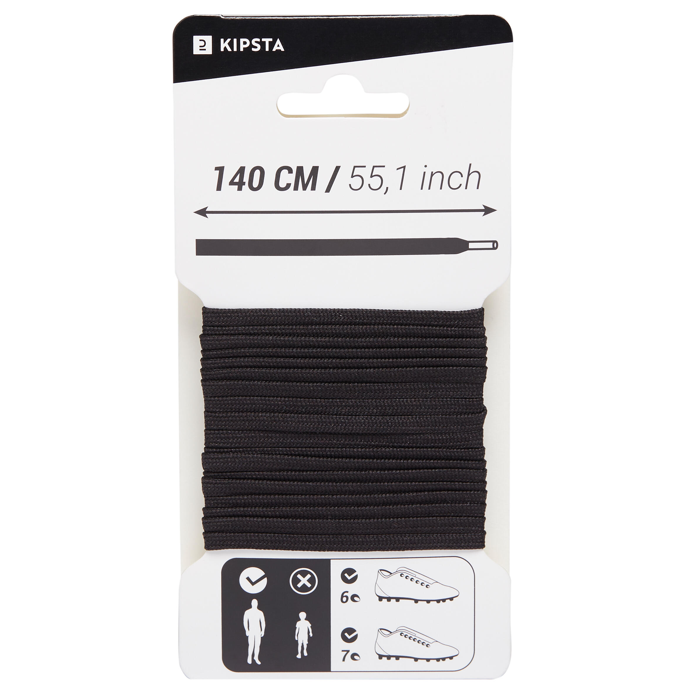 KIPSTA Cordones negro 