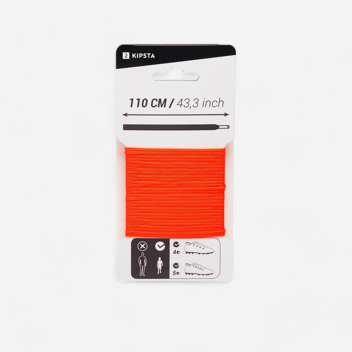 Lacets orange fluo
