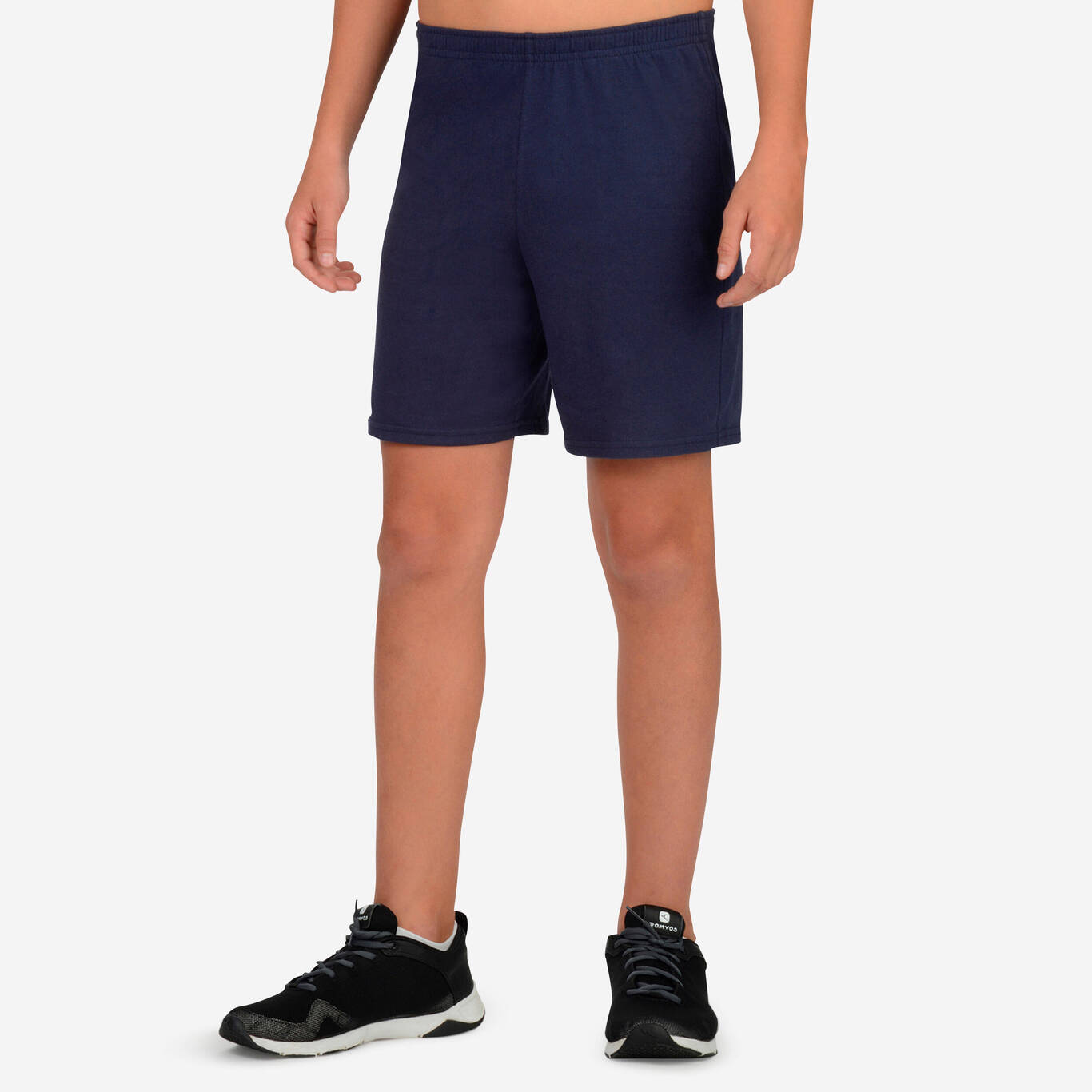 Kids' Basic Cotton Shorts - Navy