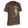 Men T-shirt SG 100 Deer Print - Brown